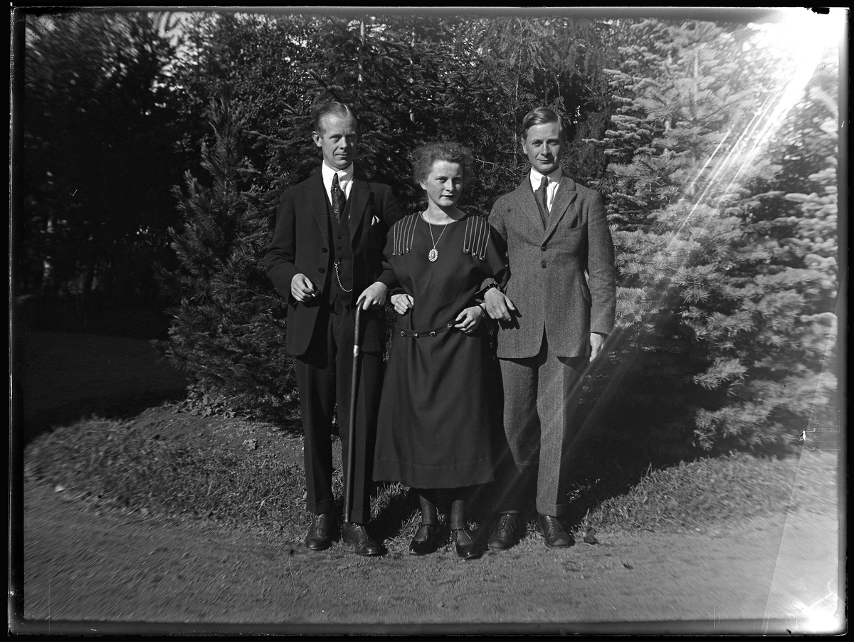 Einar, Edith och Leo Torgny