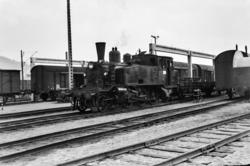 Damplokomotiv type 20b nr. 250 i skiftetjeneste på Sundland 