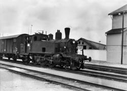 Damplokomotiv type 20b nr. 249 i skiftetjeneste på Kristians