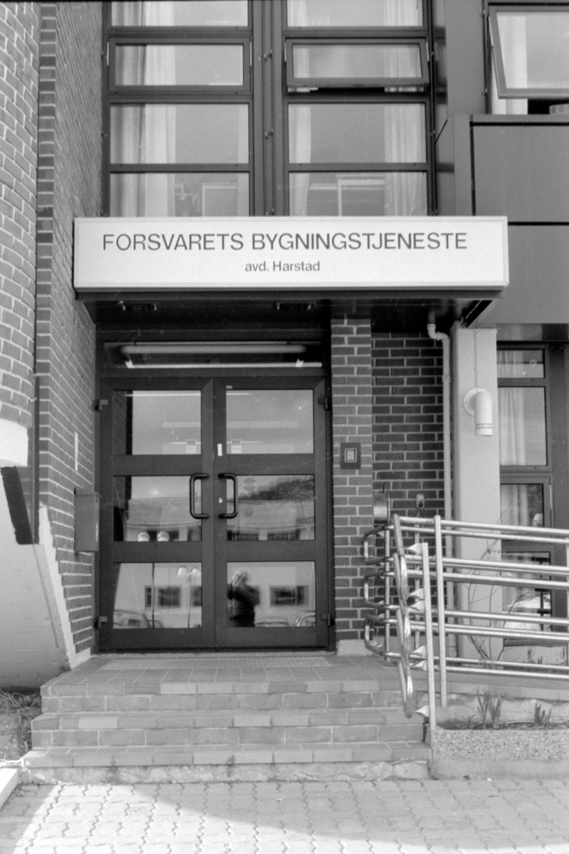 Inngangspartiet til FBT i Harstad.