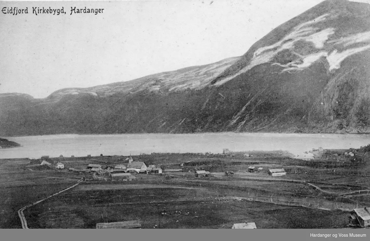 Eidfjord Kirkebygd, Hardanger - Hardanger og Voss Museum / DigitaltMuseum