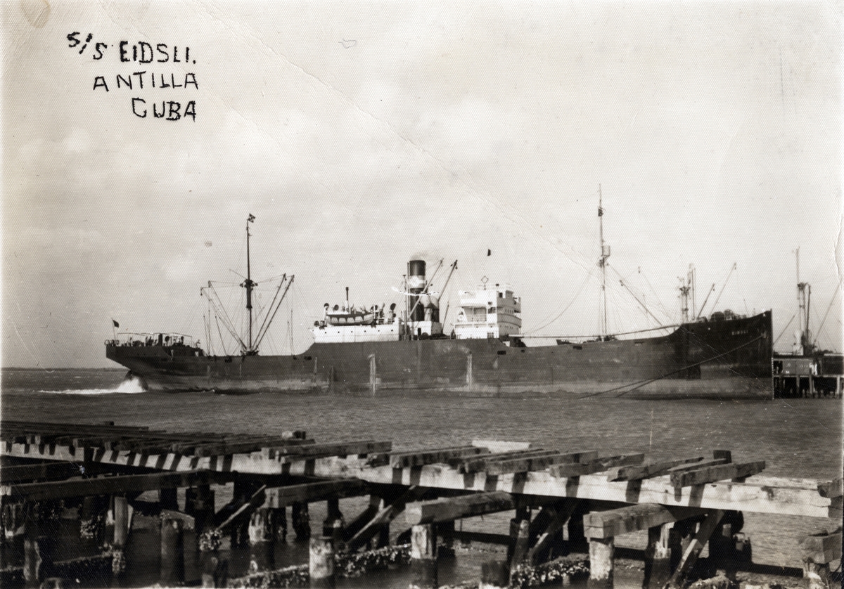 D/S  'Eidsli' (Ex. Chipana, Nosa Prince, Oklahoma City)(b.1920, Mobile Shipbuilding Co., Mobile, Alabama), - i Cuba.