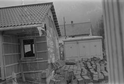 Stormskader i Mosjøen nyttårsaften og nyttårsdagen 1972-73. 