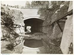 Småbatkanal, tunnel sett mot Gunneklevfjorden