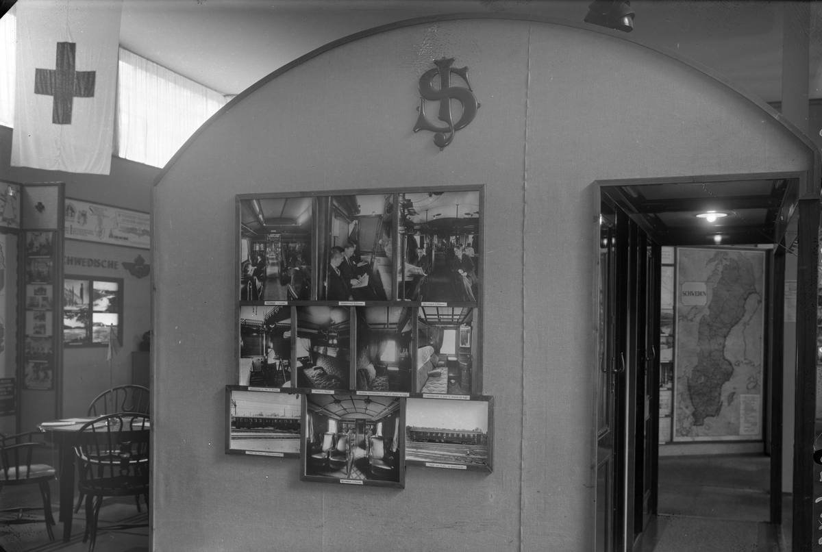 Statens Järnvägars utställning på den internationella hygienutställningen i Dresden 1930-31.