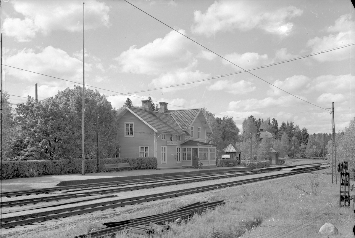 Järnvägsstationen i Djursholms Ekeby.
