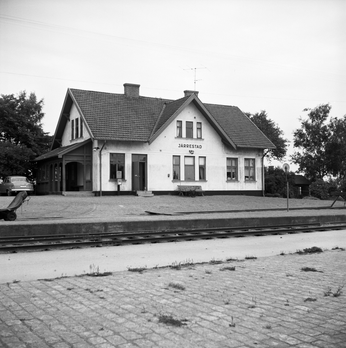Simrishamn - Tomelilla Järnväg, CTJ,  Järrestad station.