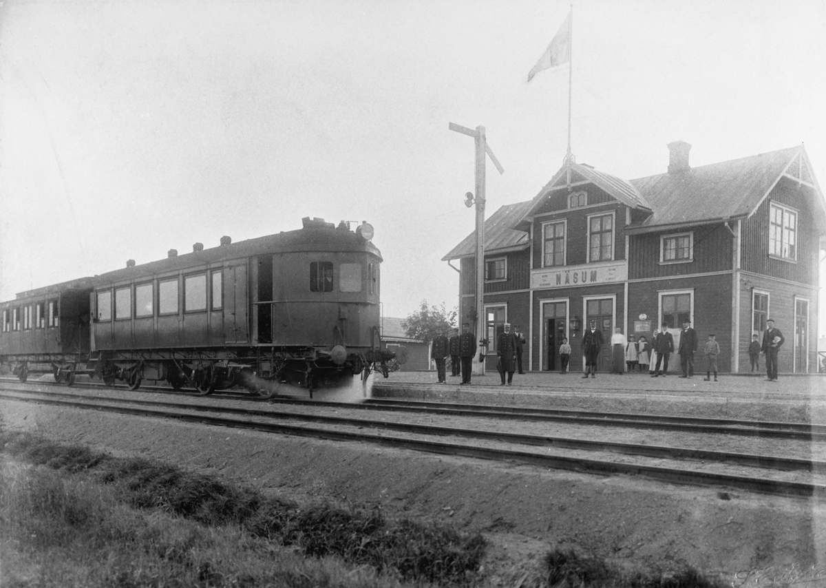 Näsum station
SOEJ 1ångv. Arlöf 1907.