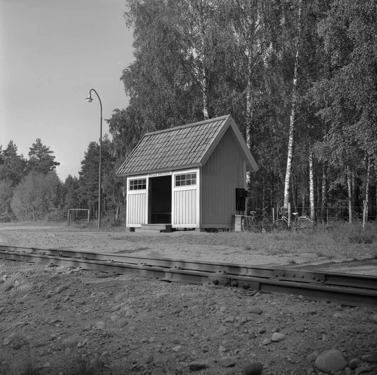 Hållplats Målilla Sanatorium.