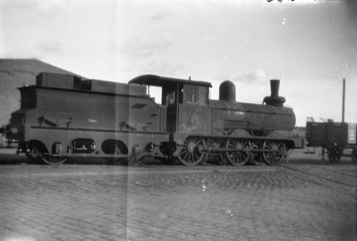 Statens Järnvägar, SJ H 154 "Gerda". Såld 1923 till F. V. H. Levin & SÇ¿nner efterfölger AS, Köpenhamn, Dannmark.