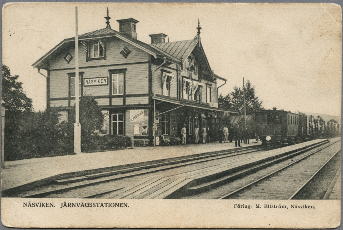 Stationen i Näsviken.