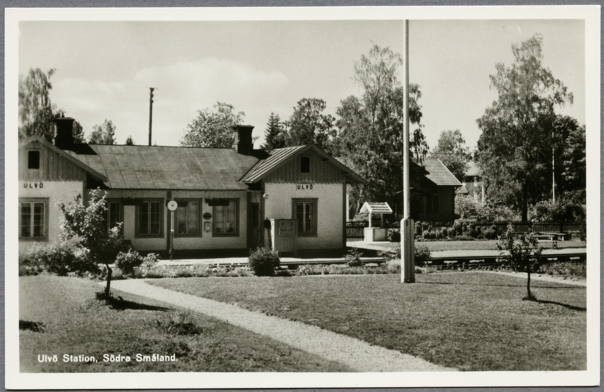 Järnvägsstationen i Ulvön.