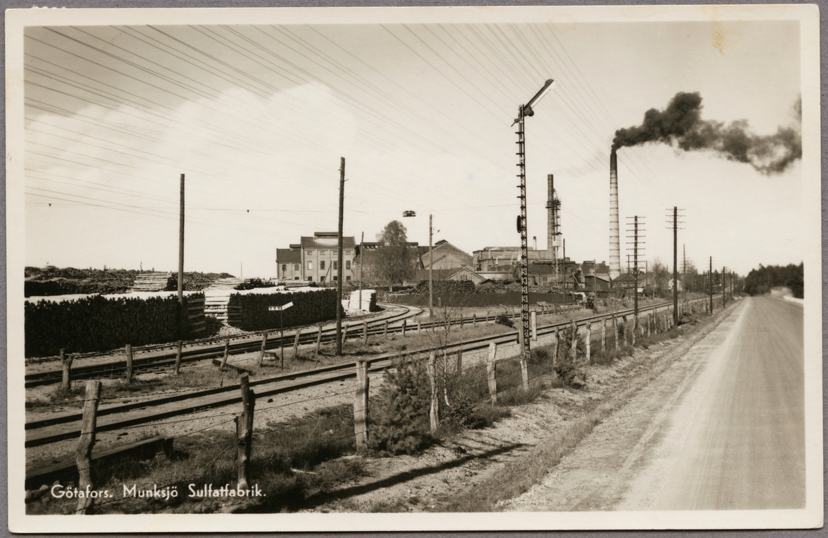 Sulfatfabriken i Götafors.