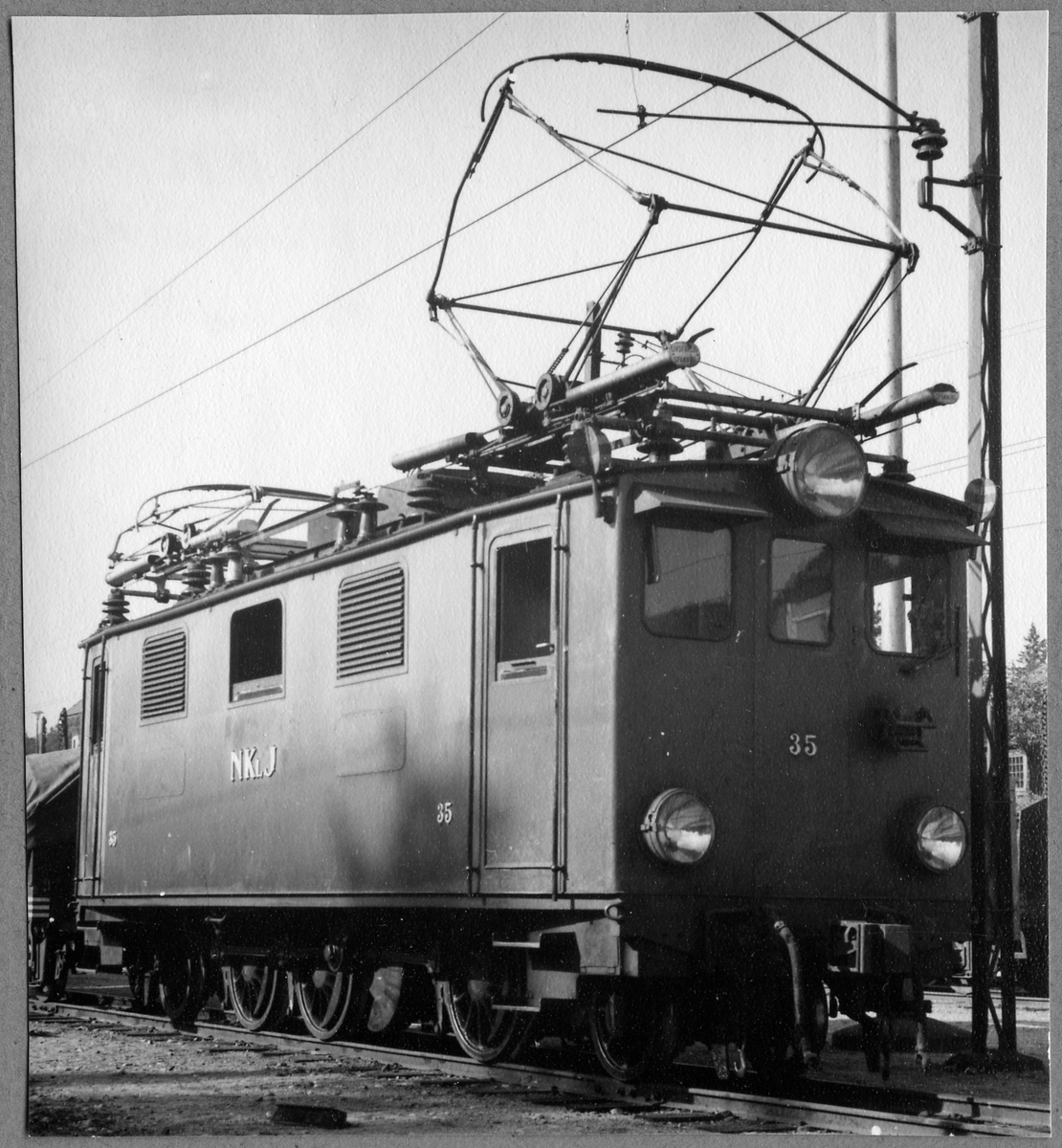 Nordmark - Klarälvens Järnväg, NKlJ Ellok 35. - Järnvägsmuseet ...