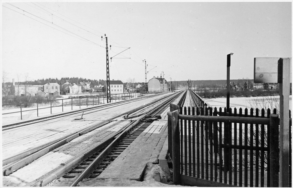 Infart till Karlstad Östra station.