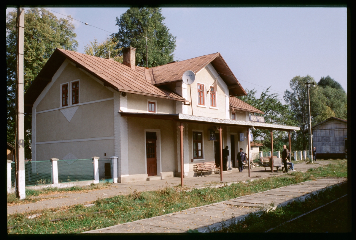 Stationshuset i Gura Putnei, Rumänien.
