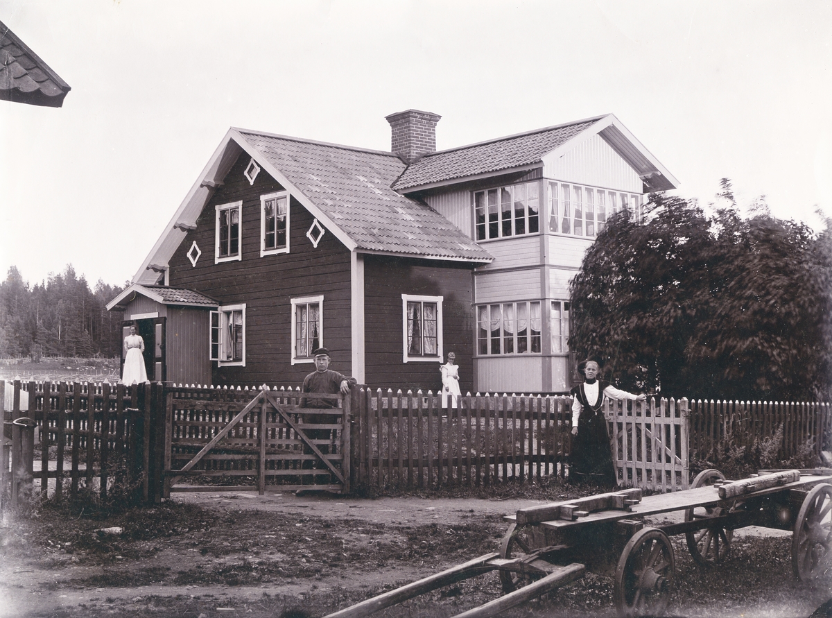 Sannolikt Anna Arboréns hem, Pilsbo, Haga socken, Uppland, före 1914