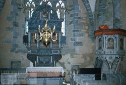 Interiør i Utstein klosterkirke