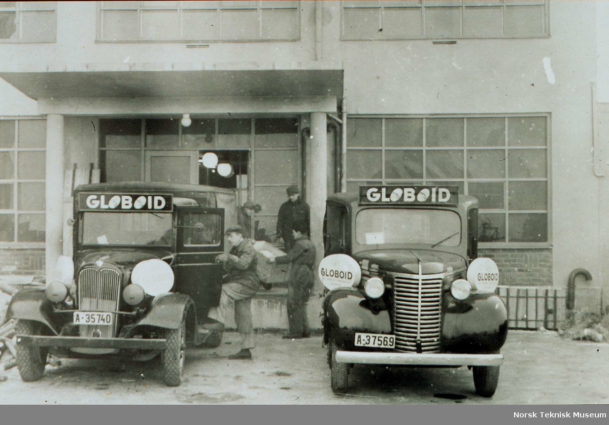Globoidbiler fra ca. 1948