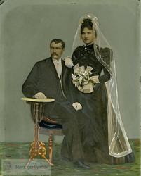 Portrett av brudepar