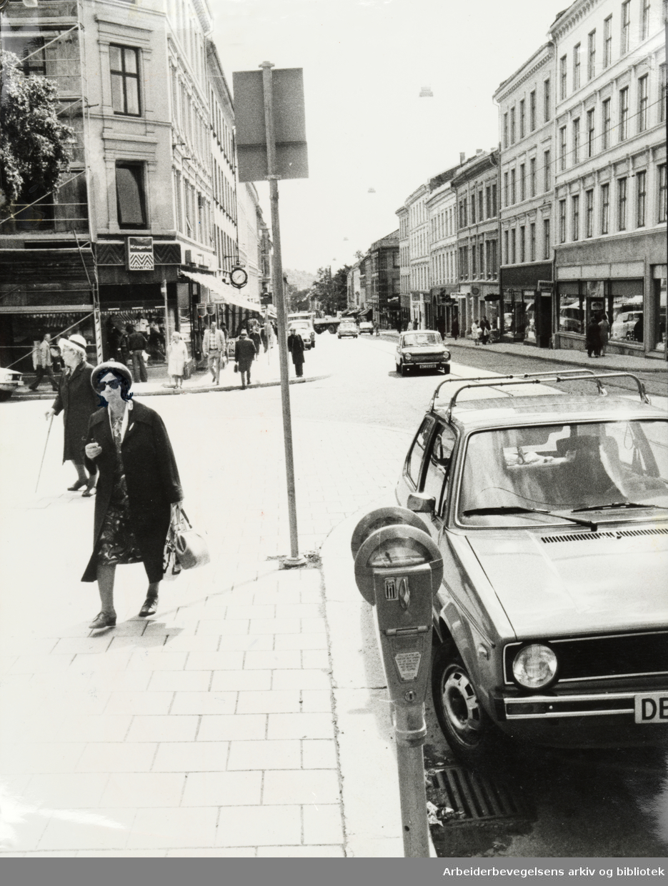 Grünerløkka. Thorvald Meyers gate. Juni 1977