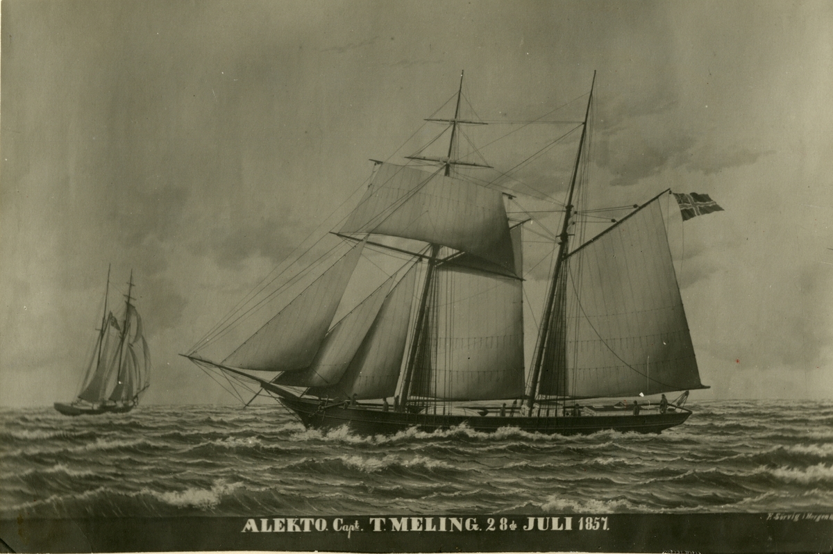 Skonnert 'Alekto' (b.1857, Stavanger, Norge)