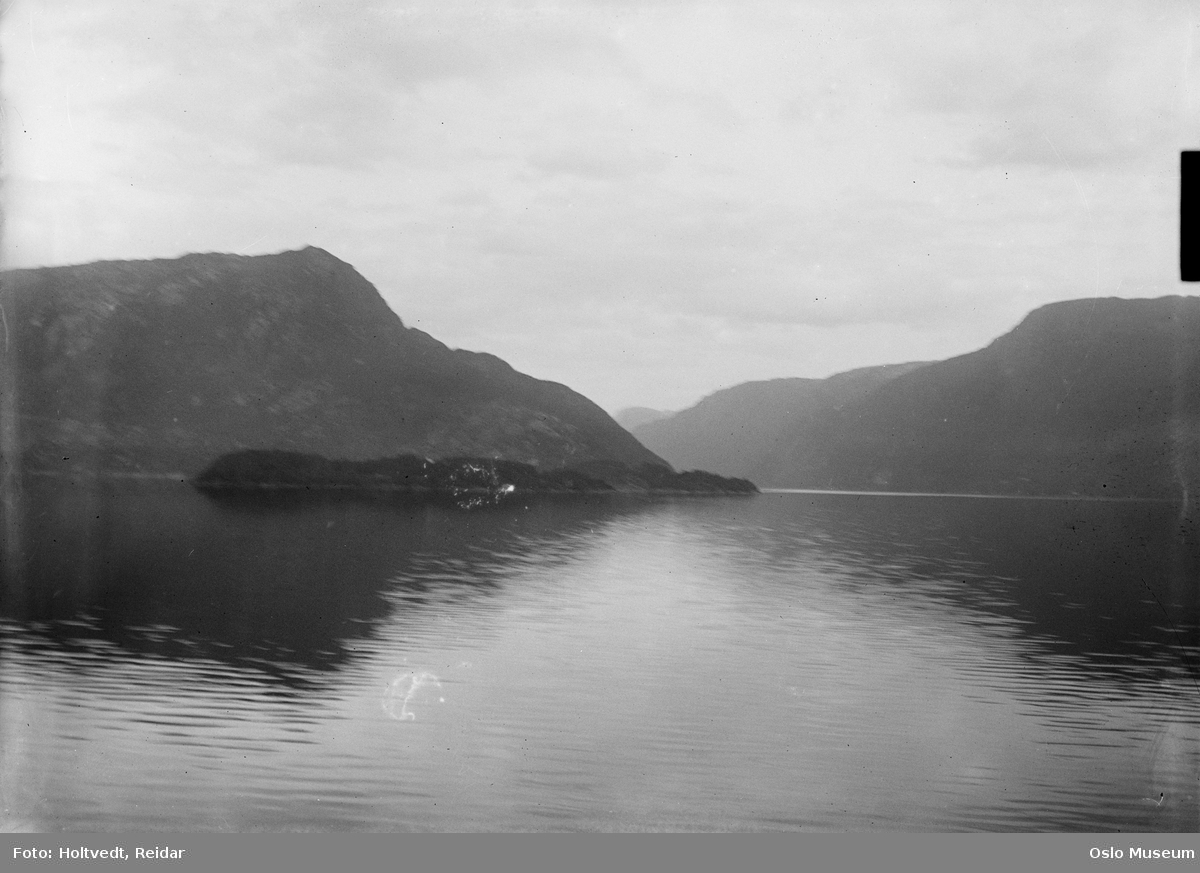 landskap, fjord, fjell