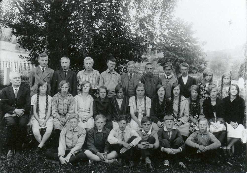 Konfirmanter i Østsinni kirke 1930