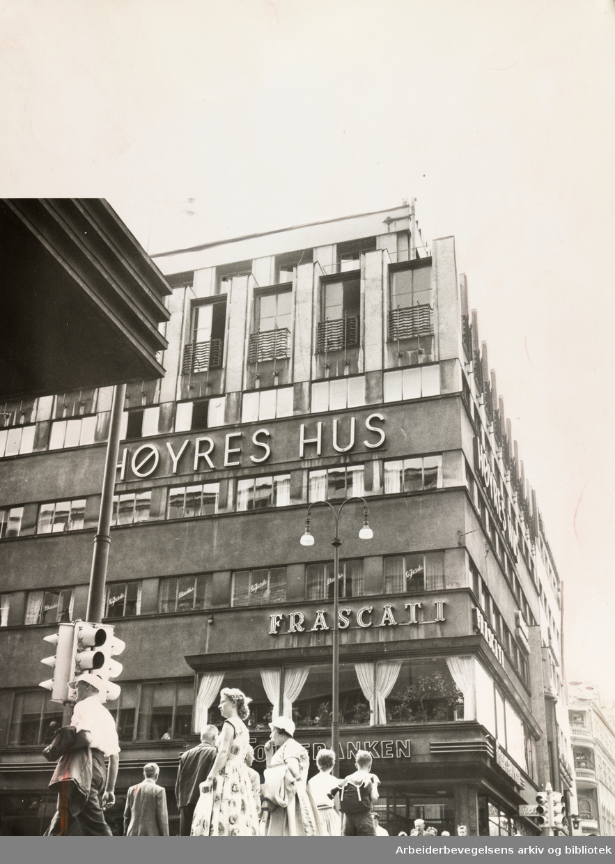 Høyres Hus. Juli 1959