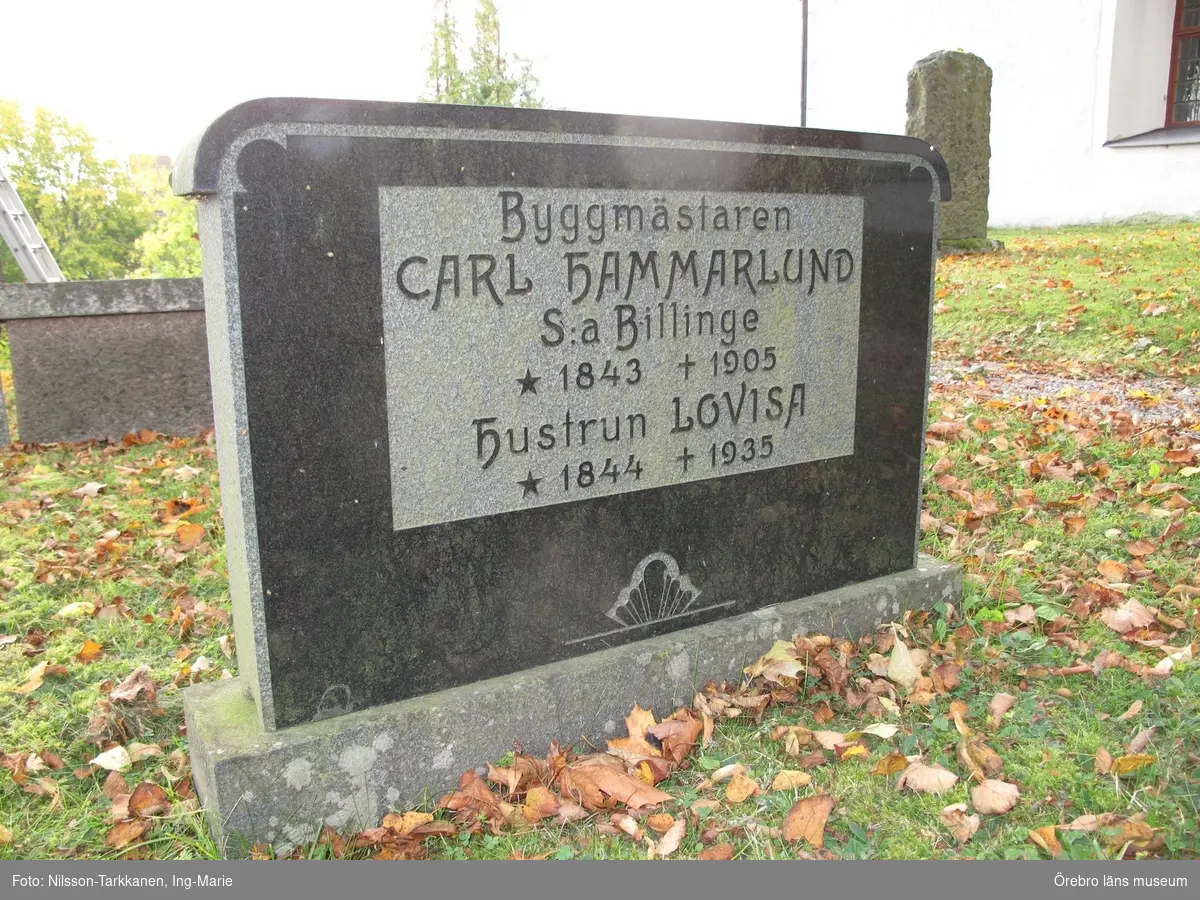 Kils kyrkogård Inventering av kulturhistoriskt värdefulla gravvårdar 2015, Kvarter 2.