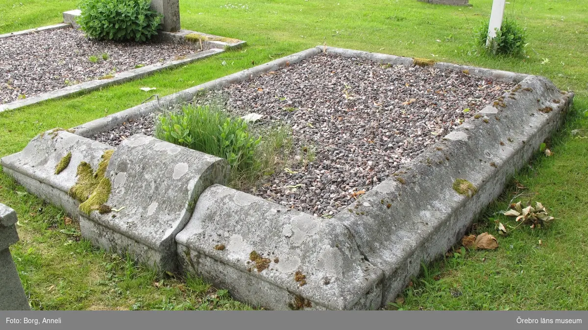 Hjortkvarn kyrkogård, Inventering av  kulturhistoriskt värdefulla gravvårdar 2011-2012, Kvarter D.