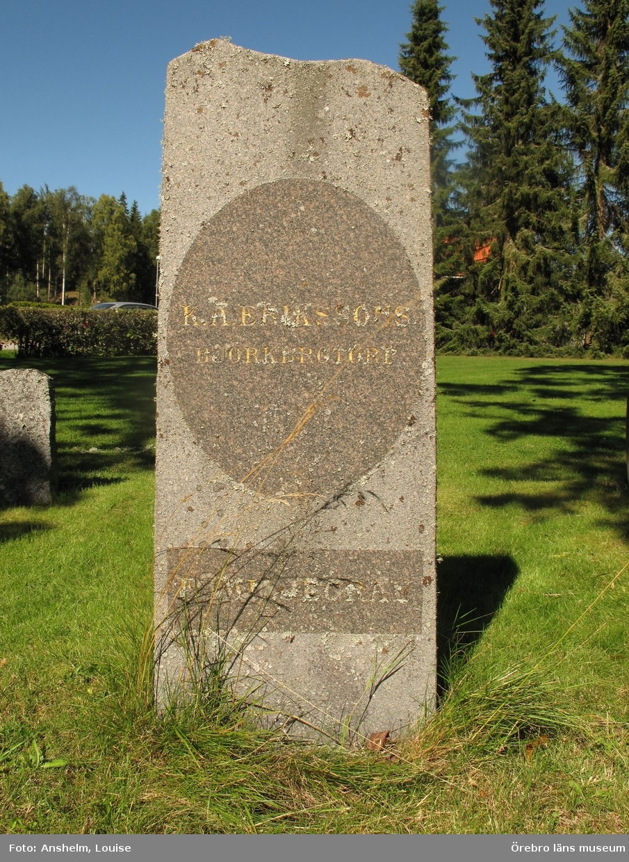 Järnboås kyrkogård Inventering av kulturhistoriskt värdefulla gravvårdar 2016, Kvarter 5.