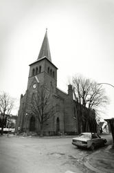 Kampen kirke. Februar 1992