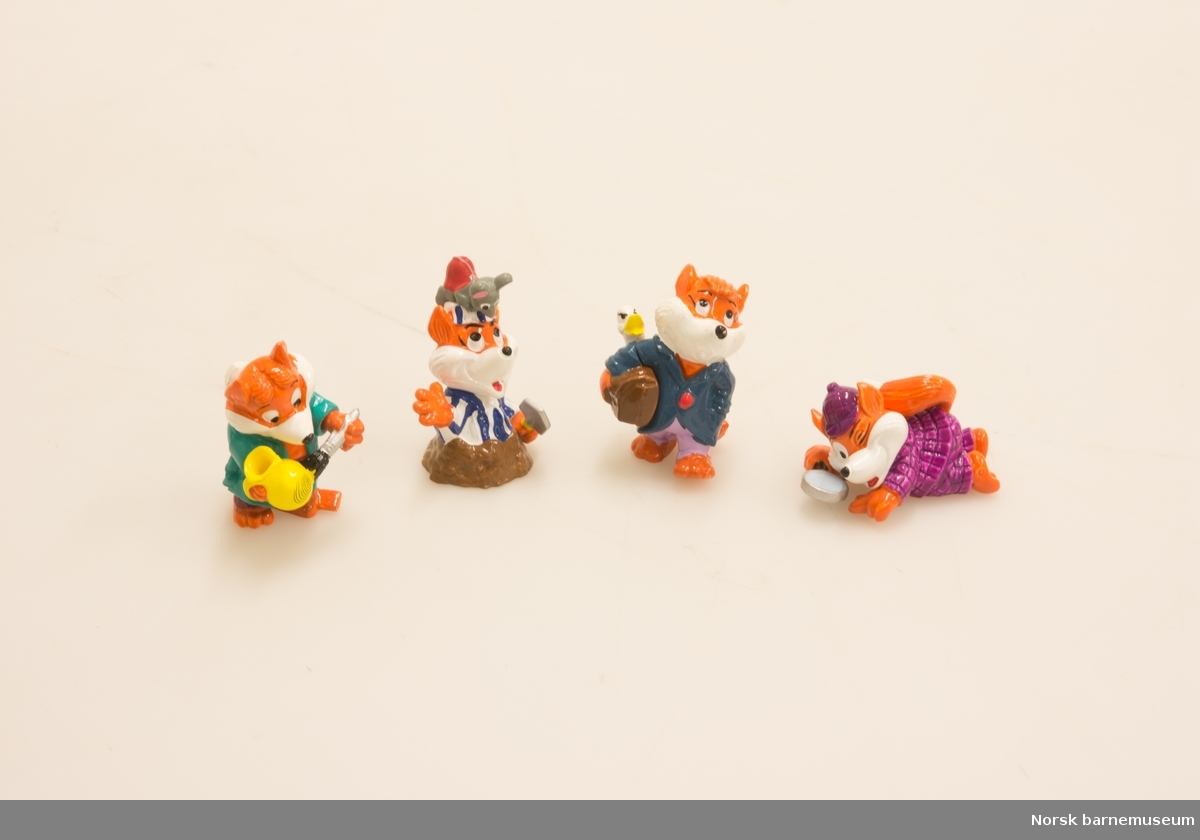 Plastfigurer fra Kinderegg: Rever
