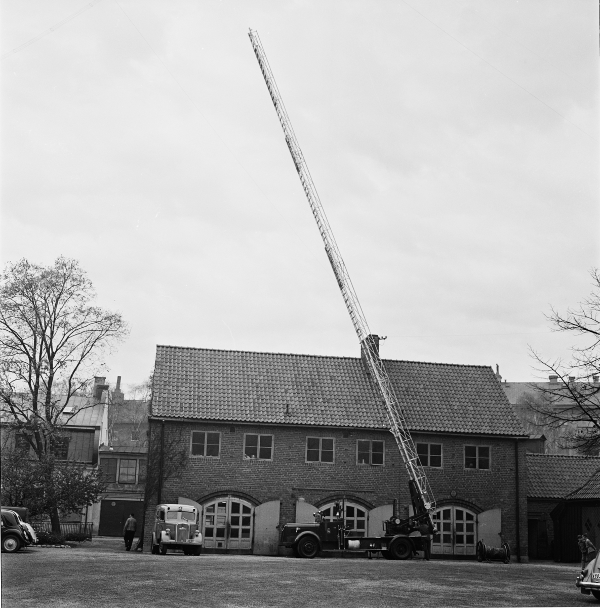 Brandstation, Uppsala 1956