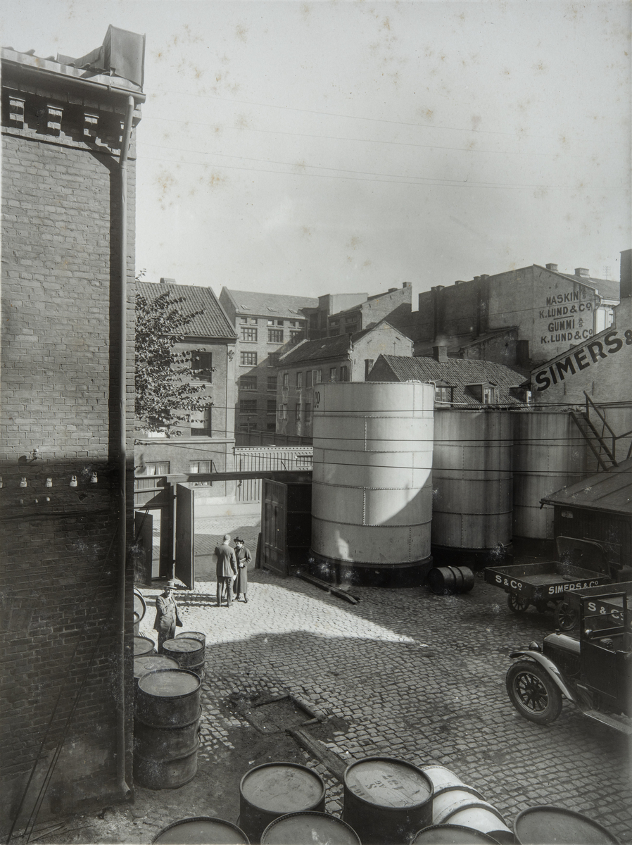 Produksjonsanlegget til Simers & Co, Oslo 1925.