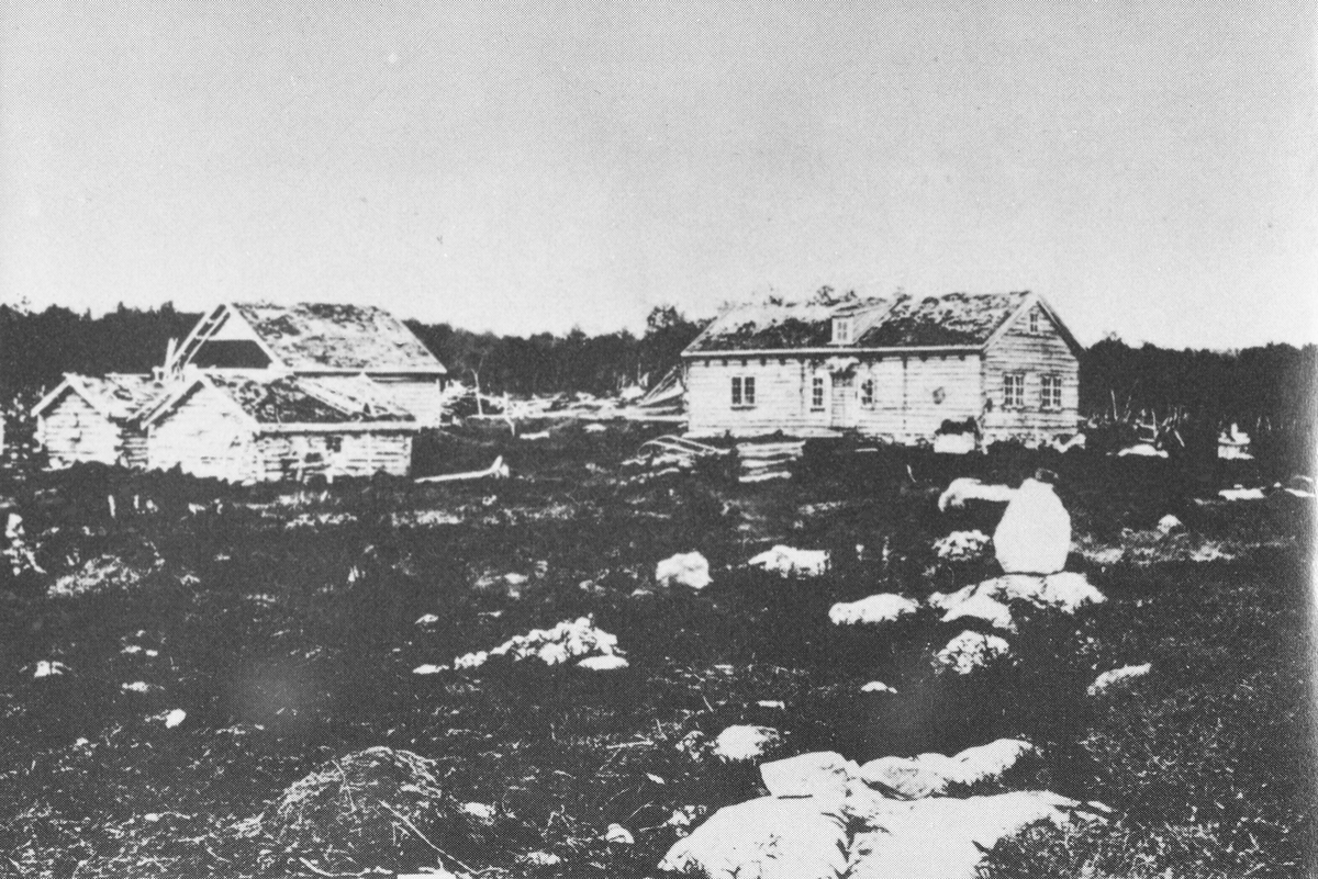 Gården Svanvik som Kirkgaard ryddet i Pasvikdalen