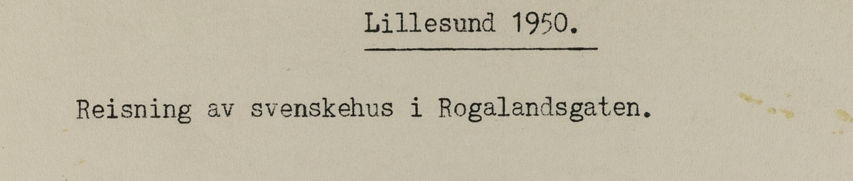 Lillesund, 1950.