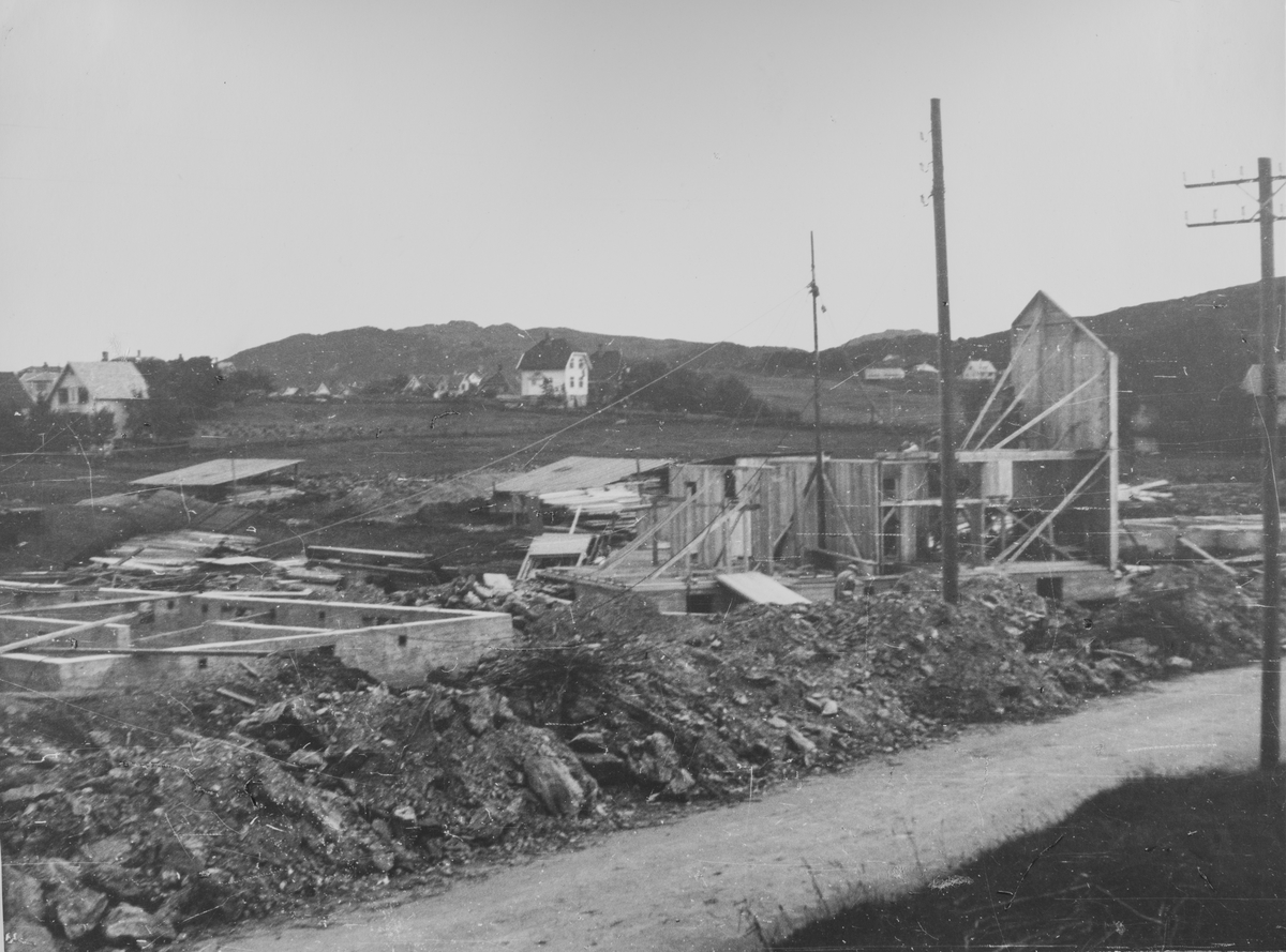 Lillesund sett mot nord, 1950.