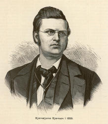 Bjørnstjerne Bjørnson i 1859 [xylografi]