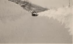 Brøyting i Vestre Gausdal februar 1931