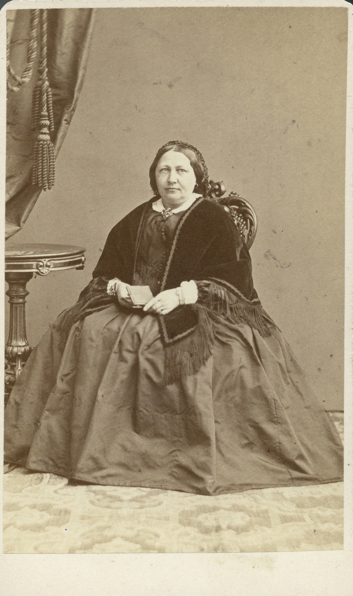 Carolina Garberg (1806-1872), gift med Gustaf Adolf Elfstrand.