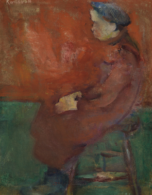 Ludvig Karsten, "Rødt mot rødt", 1910