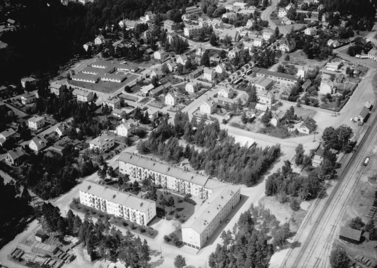 Flygfoto över Mariannelund i Eksjö kommun, Jönköpings län 993/1967