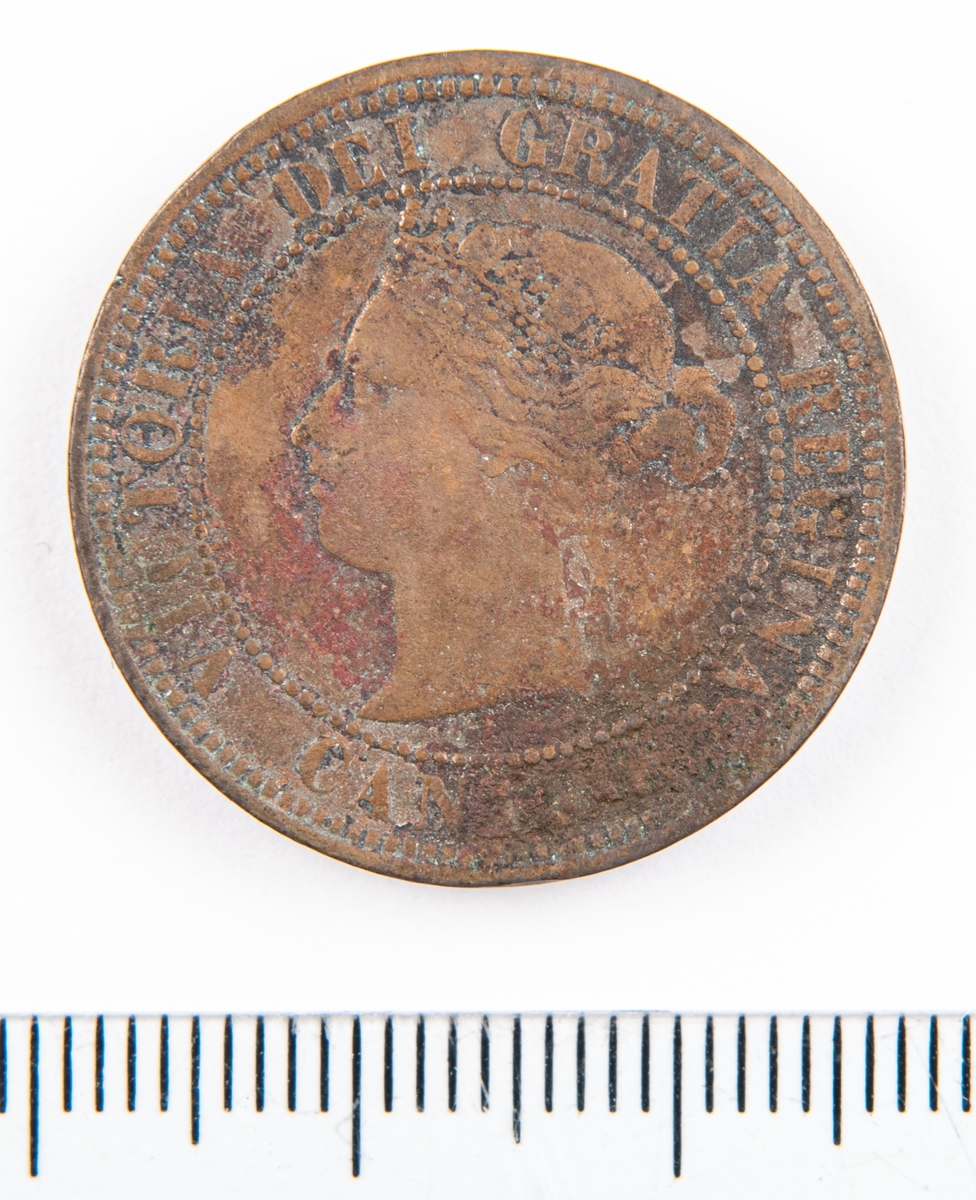 Mynt, Canada, 1876, 1 Cent.