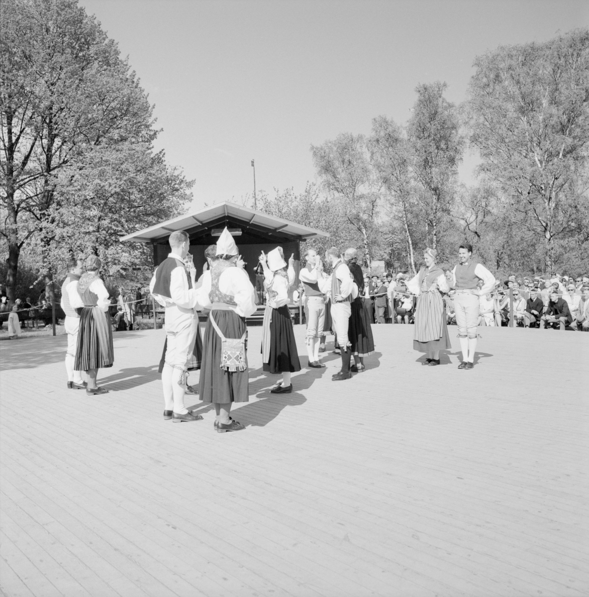 Folkdansare, Skansen. Skansen / DigitaltMuseum