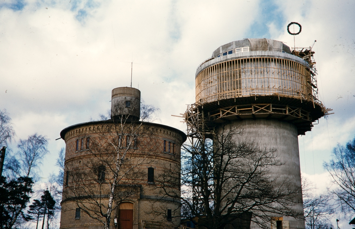 Vattentornen på Solberget i Växjö 1956.
