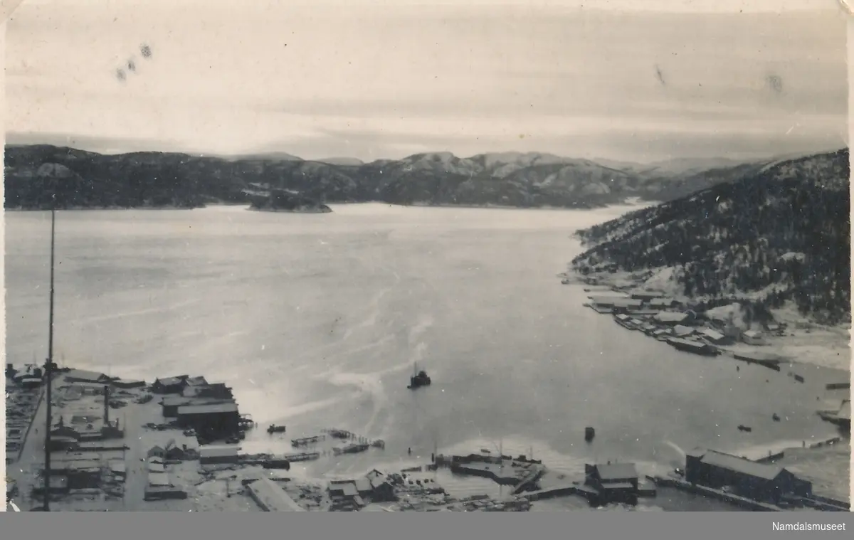 Namsos sentrum og Vika under krigen
