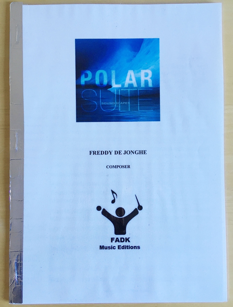 Partitur till "Polar Suite" i inplastade pärm. Paginerad 1-39.