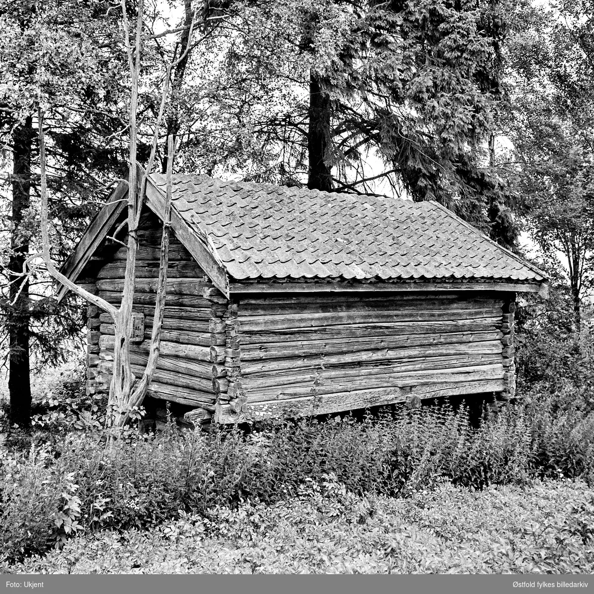 Folkenborg museum - Tjona - eksteriør. Tørkehus for korn og lin. Giver ...